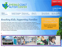 Tablet Screenshot of ecautismcenter.org